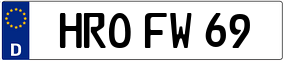 Truck License Plate